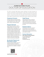 EdD - Doctor of Education thumbnail